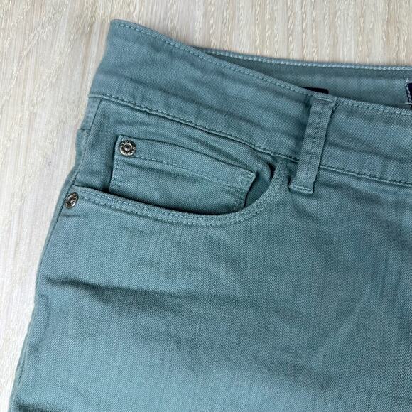 NYDJ Alina Convertible Ankle Mid Rise Straight Stretch Casual Everyday Jeans 8 - Picture 4 of 16